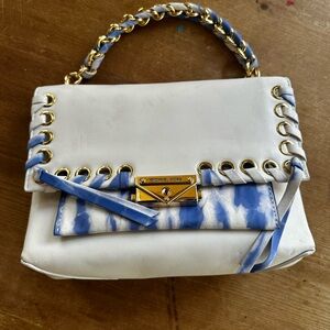 Michael Kors Cece Medium Tie Dye Leather Shoulder Bag EUC